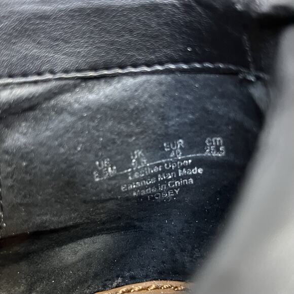 Sam Edelman Posey Suede Leather Ankle Booties Womens 8.5 Metal Chain Black Boots - Picture 6 of 15